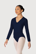 Z0858L - Bloch Overture Crossover Womens Long Sleeve Wrap Top