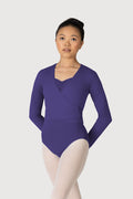 Z0858L - Bloch Overture Crossover Womens Long Sleeve Wrap Top