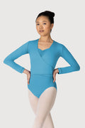 Z0858L - Bloch Overture Crossover Womens Long Sleeve Wrap Top