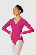 Z0858L - Bloch Overture Crossover Womens Long Sleeve Wrap Top