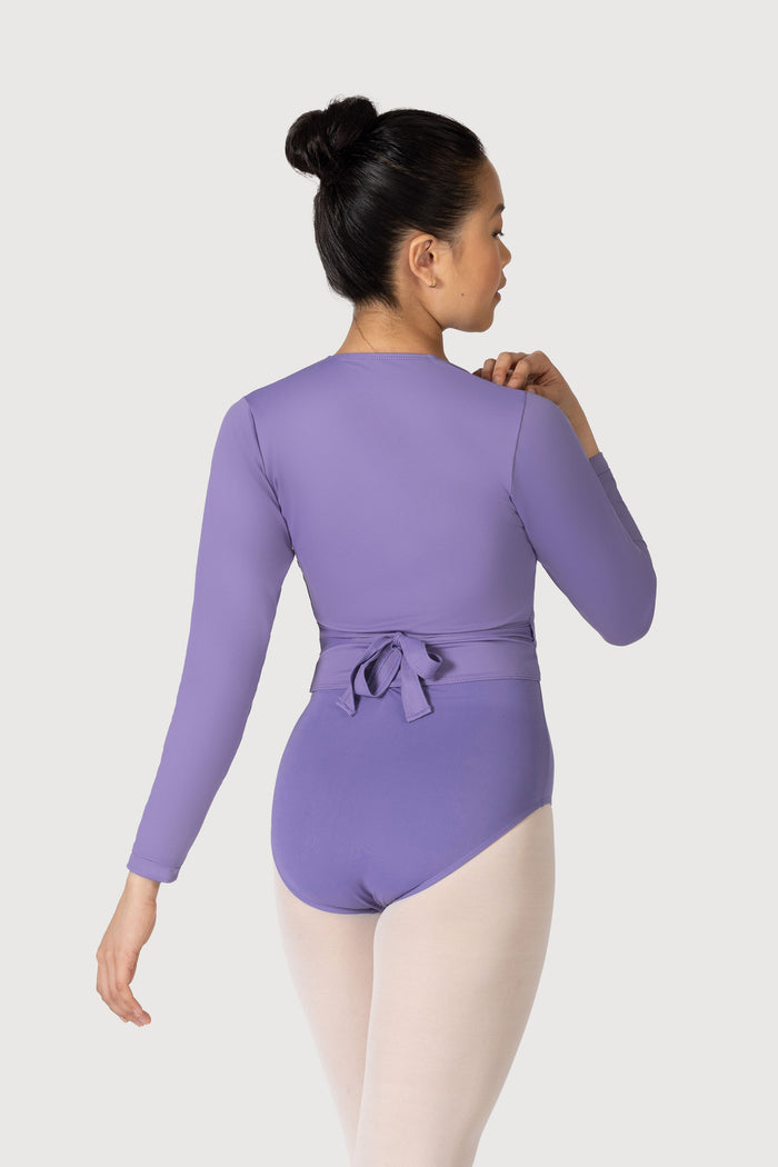 Z0858L - Bloch Overture Crossover Womens Long Sleeve Wrap Top
