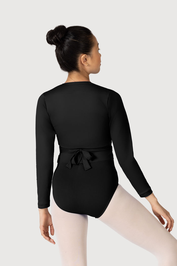 Z0858L - Bloch Overture Crossover Womens Long Sleeve Wrap Top