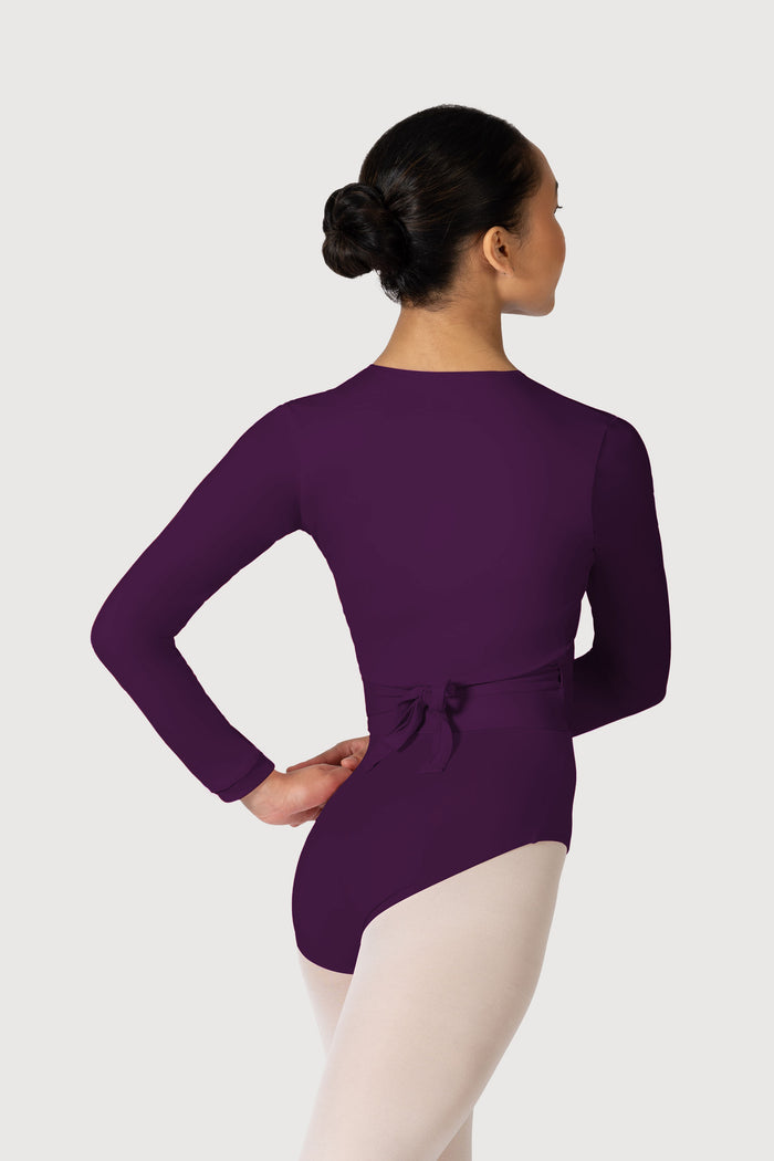 Z0858L - Bloch Overture Crossover Womens Long Sleeve Wrap Top