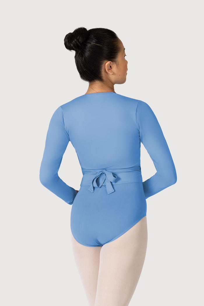 Z0858L - Bloch Overture Crossover Womens Long Sleeve Wrap Top