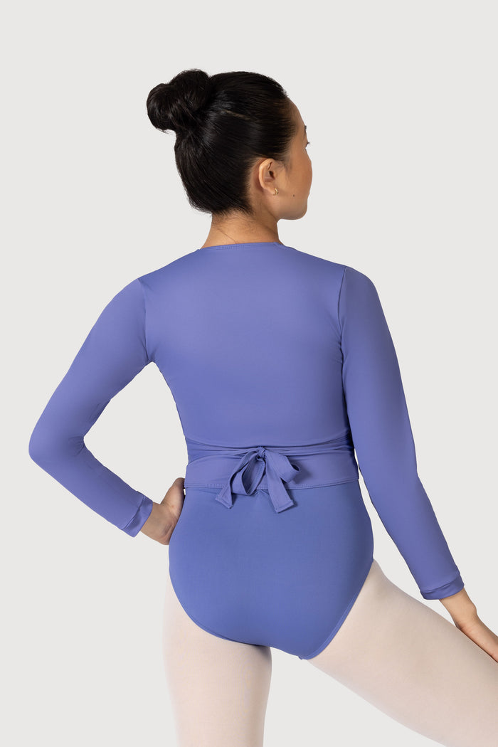 Z0858L - Bloch Overture Crossover Womens Long Sleeve Wrap Top