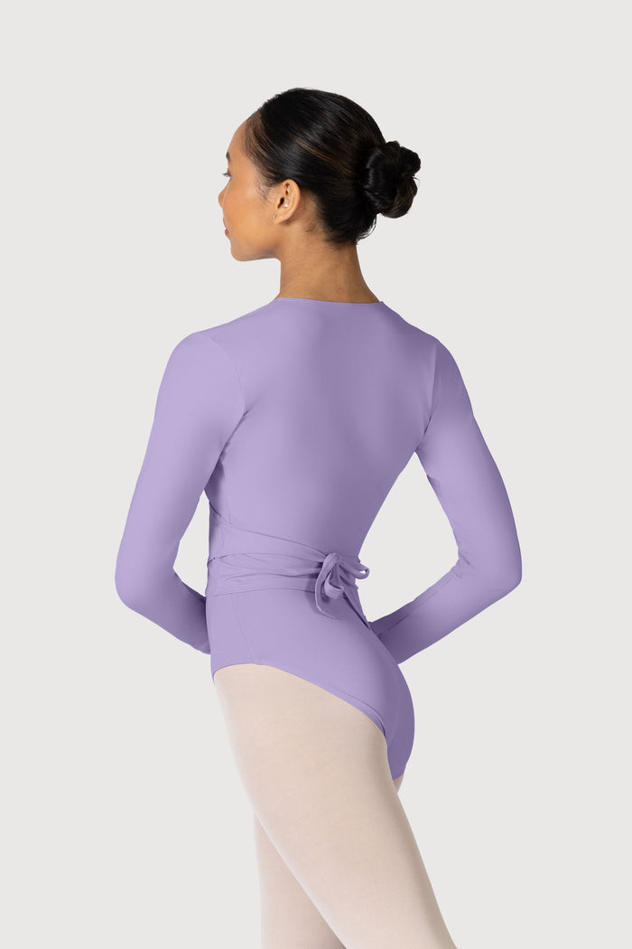 Z0858L - Bloch Overture Crossover Womens Long Sleeve Wrap Top