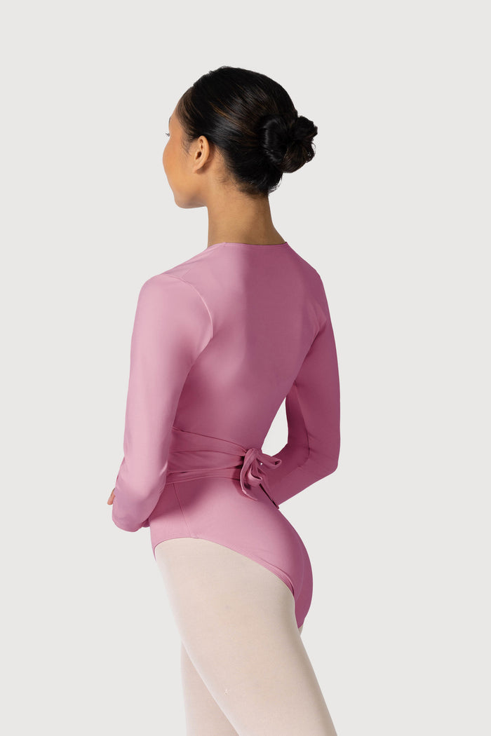 Z0858L - Bloch Overture Crossover Womens Long Sleeve Wrap Top