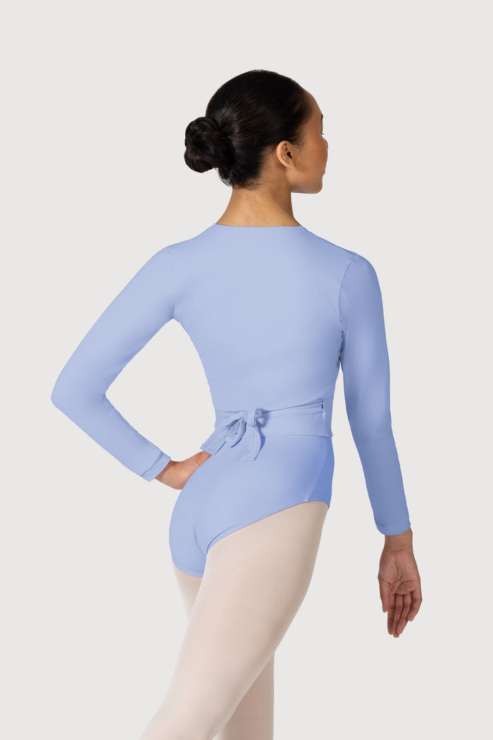 Z0858L - Bloch Overture Crossover Womens Long Sleeve Wrap Top