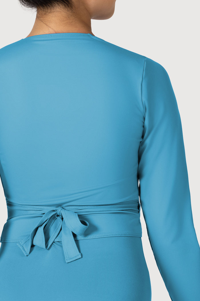 Z0858L - Bloch Overture Crossover Womens Long Sleeve Wrap Top