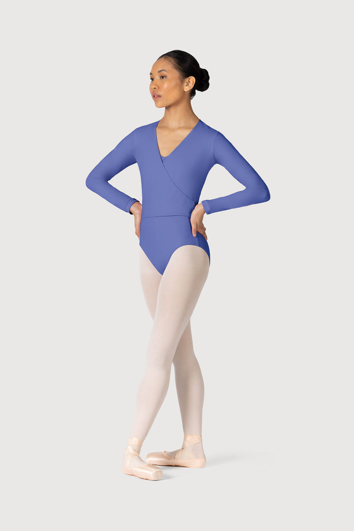 Z0858L - Bloch Overture Crossover Womens Long Sleeve Wrap Top