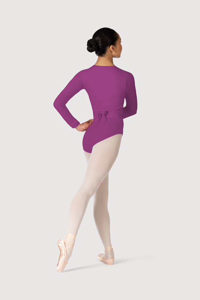 Z0858L - Bloch Overture Crossover Womens Long Sleeve Wrap Top