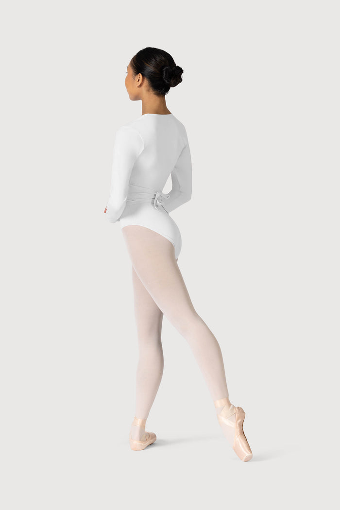 Z0858L - Bloch Overture Crossover Womens Long Sleeve Wrap Top