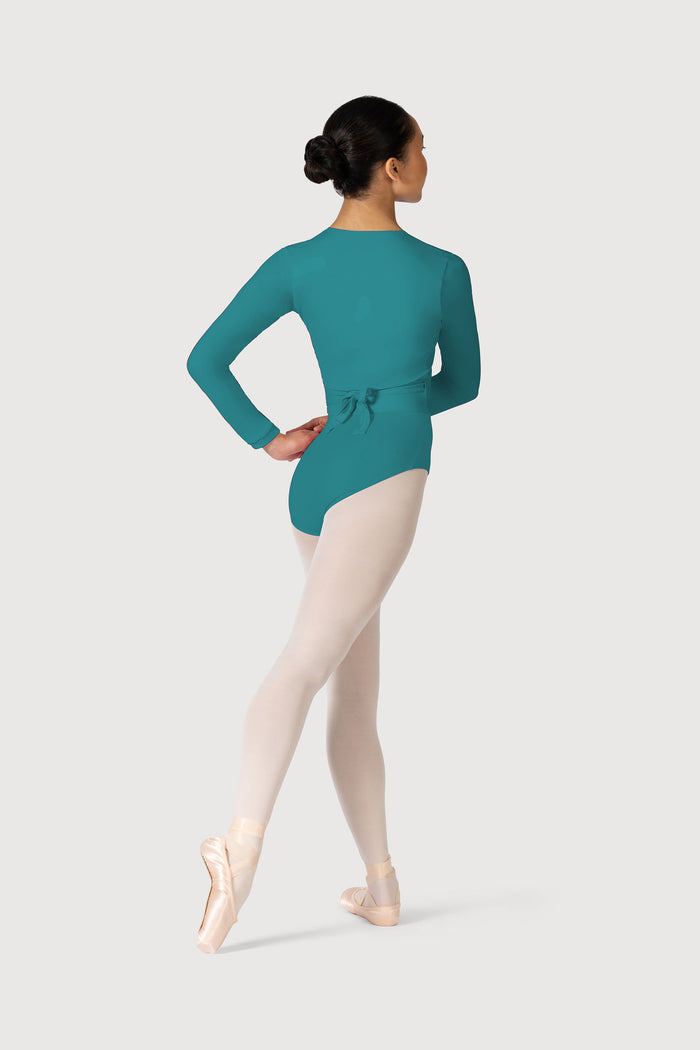 Z0858L - Bloch Overture Crossover Womens Long Sleeve Wrap Top