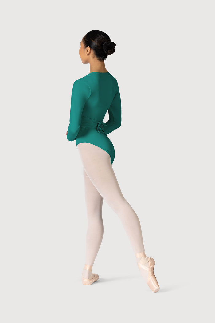 Z0858L - Bloch Overture Crossover Womens Long Sleeve Wrap Top