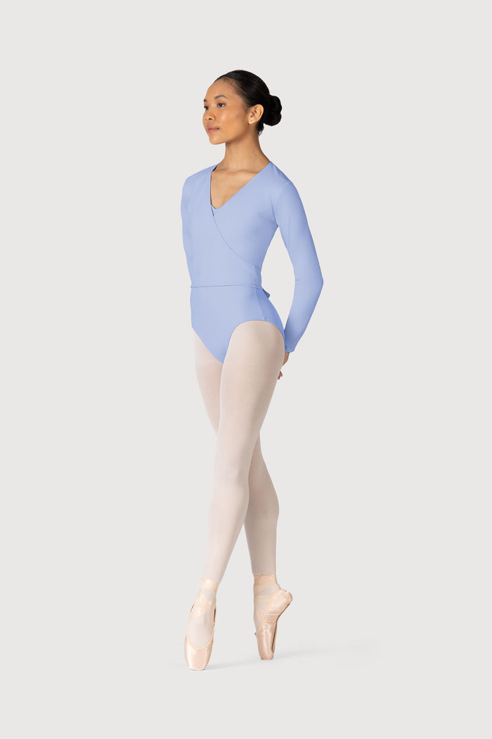 Z0858L - Bloch Overture Crossover Womens Long Sleeve Wrap Top
