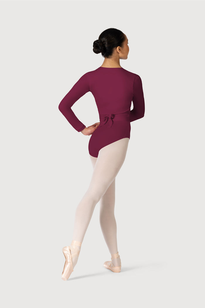Z0858L - Bloch Overture Crossover Womens Long Sleeve Wrap Top