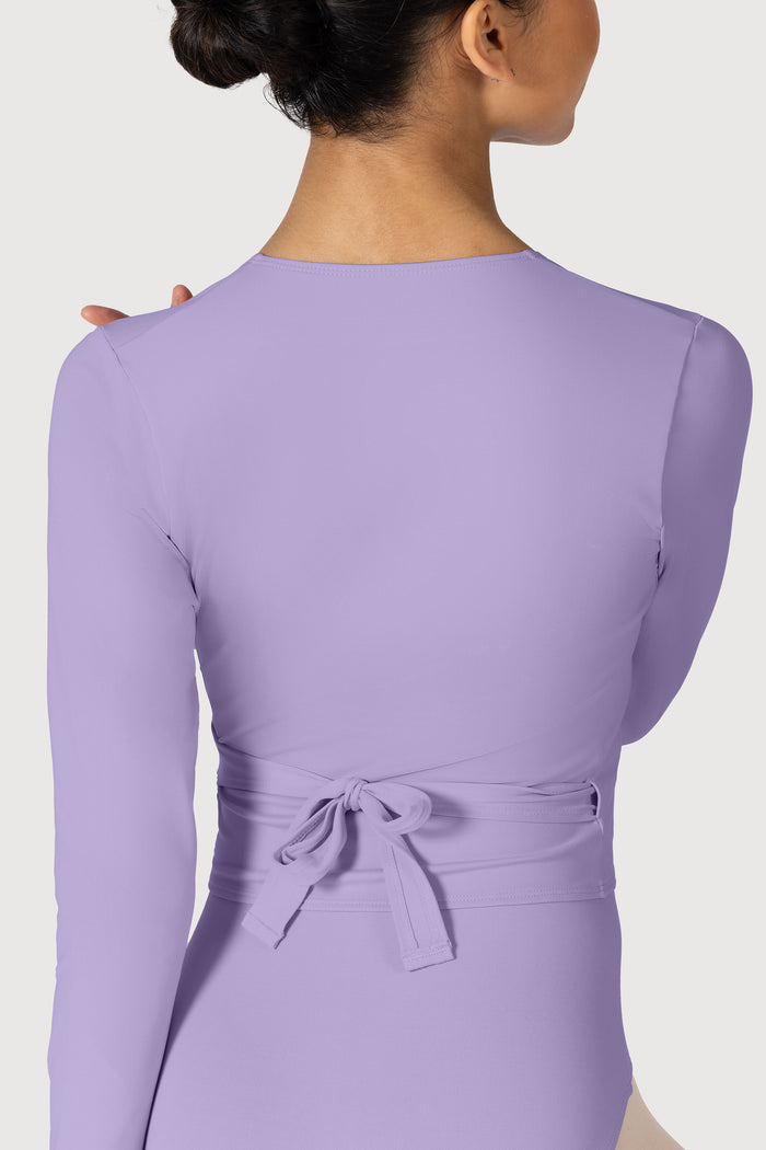 Z0858L - Bloch Overture Crossover Womens Long Sleeve Wrap Top