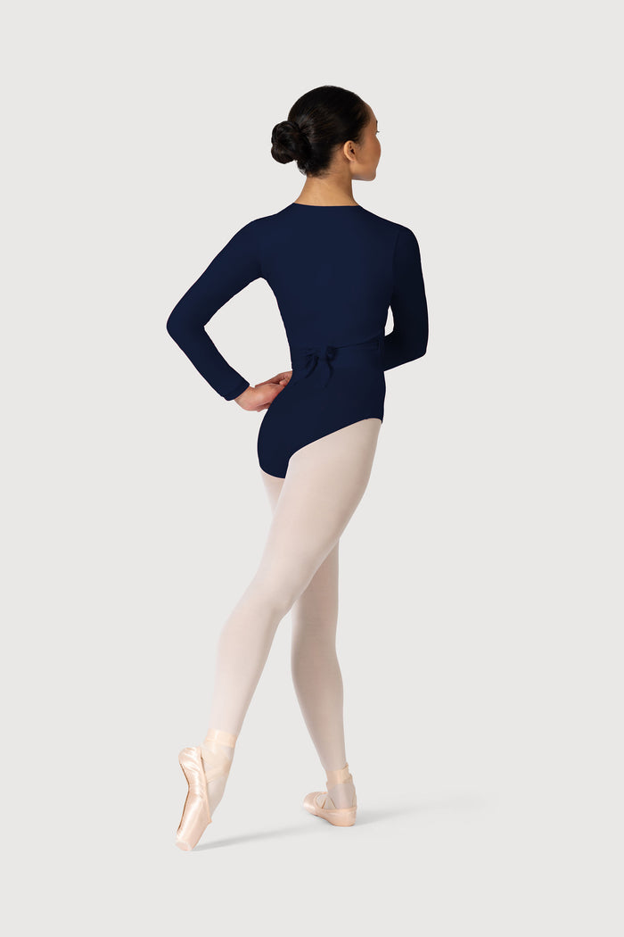 Z0858L - Bloch Overture Crossover Womens Long Sleeve Wrap Top
