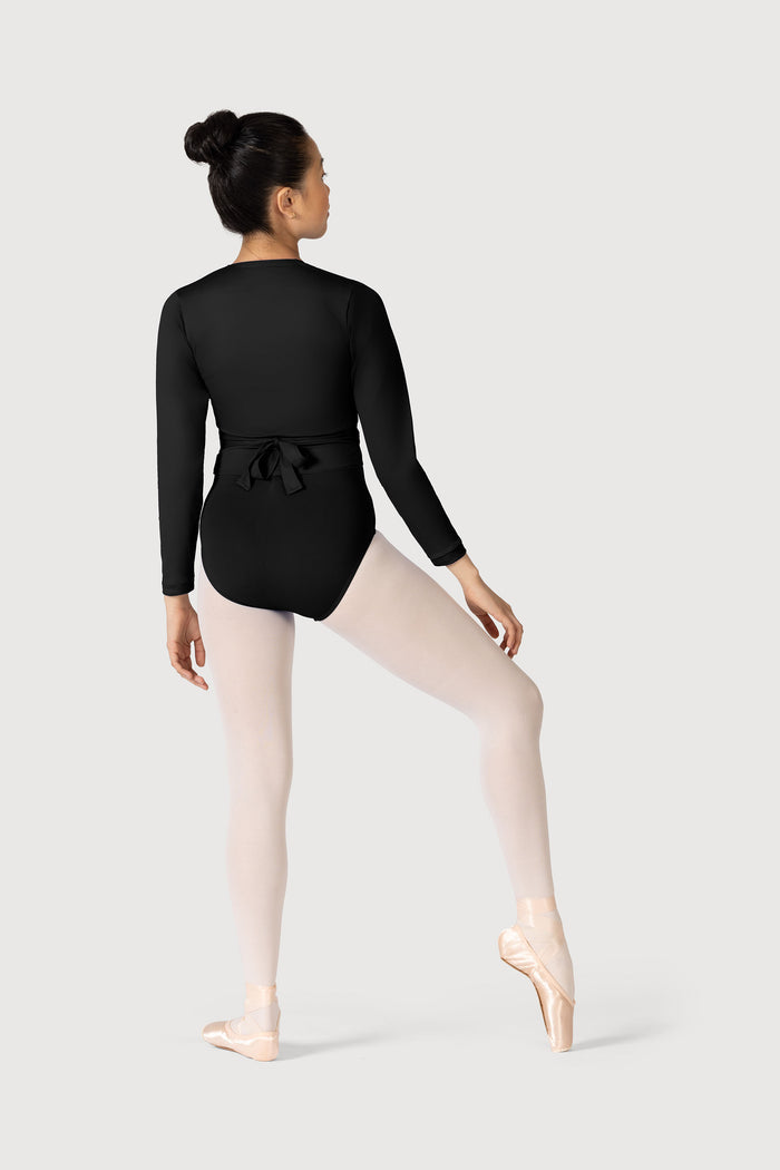 Z0858L - Bloch Overture Crossover Womens Long Sleeve Wrap Top