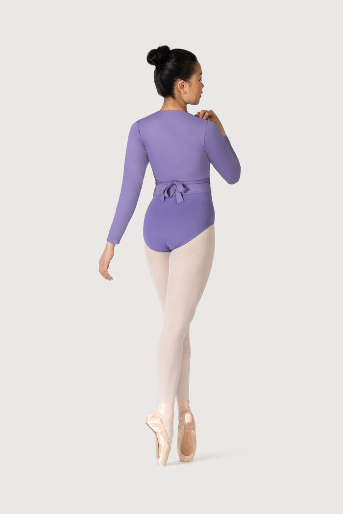 Z0858L - Bloch Overture Crossover Womens Long Sleeve Wrap Top