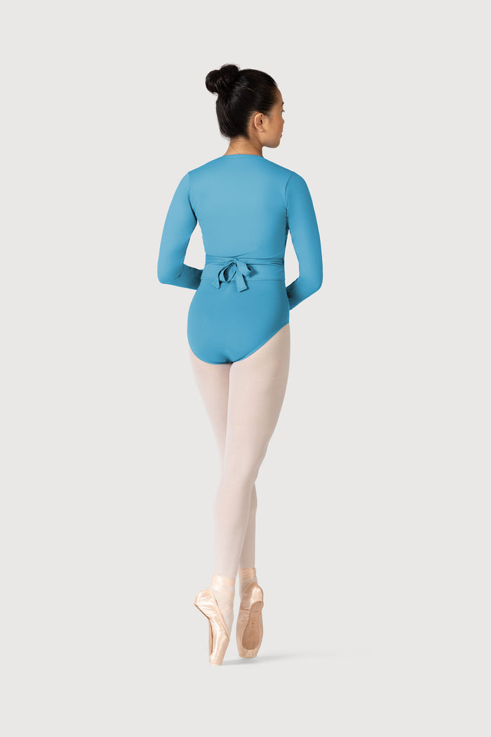 Z0858L - Bloch Overture Crossover Womens Long Sleeve Wrap Top