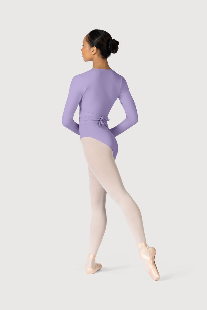 Z0858L - Bloch Overture Crossover Womens Long Sleeve Wrap Top