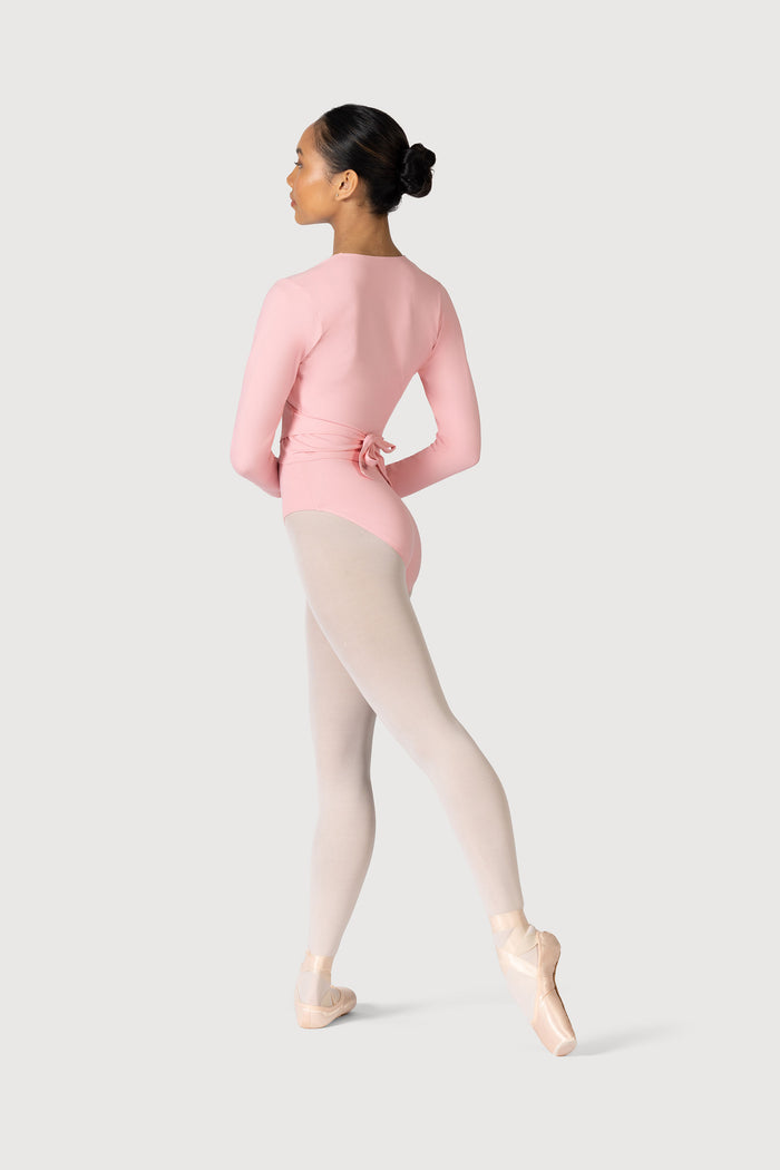 Z0858L - Bloch Overture Crossover Womens Long Sleeve Wrap Top