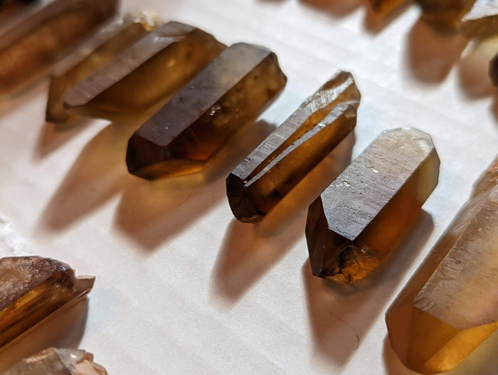 Zambian Citrine Points, small